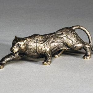 Bronze Cougar Sculpture by Barry Stein Sculptures (4 Color Options Available)
