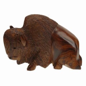 Buffalo Resting Sculpture
