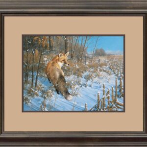 Winter - Red Fox - 11″ x 14.5″ Signed Print
