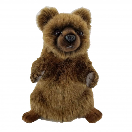 Hansa Brown Bear Puppet 13"