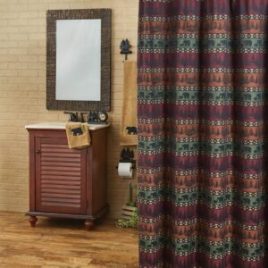 Mountain Bear Shower Curtain