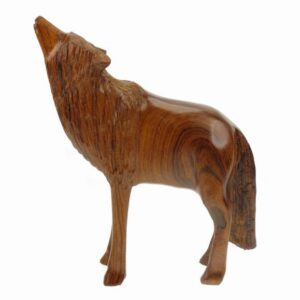 Wolf Standing Sculpture