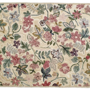 Whimsy Floral Hand Hooked Wool Rug