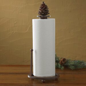 Pinecone Paper Towel Holder