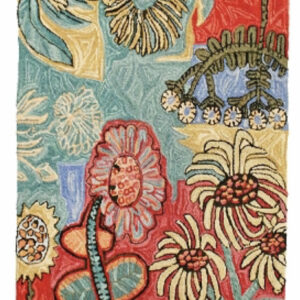 Flowers for Mom Hand Hooked Wool Rug