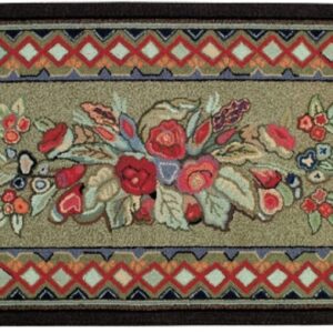 Laurel Park Appalachian Hooked Wool Rug
