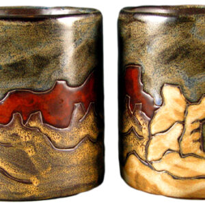 Mara Stoneware 16 Oz. Arches Mugs (Set of 2)