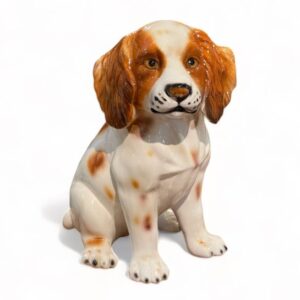 Authentic Italian Ceramic King Charles Cavalier Dog Sculpture II