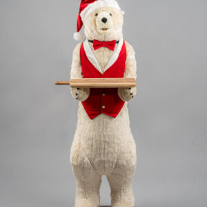Ditz Designs Butler Bear Polar Christmas 58 in. Smile
