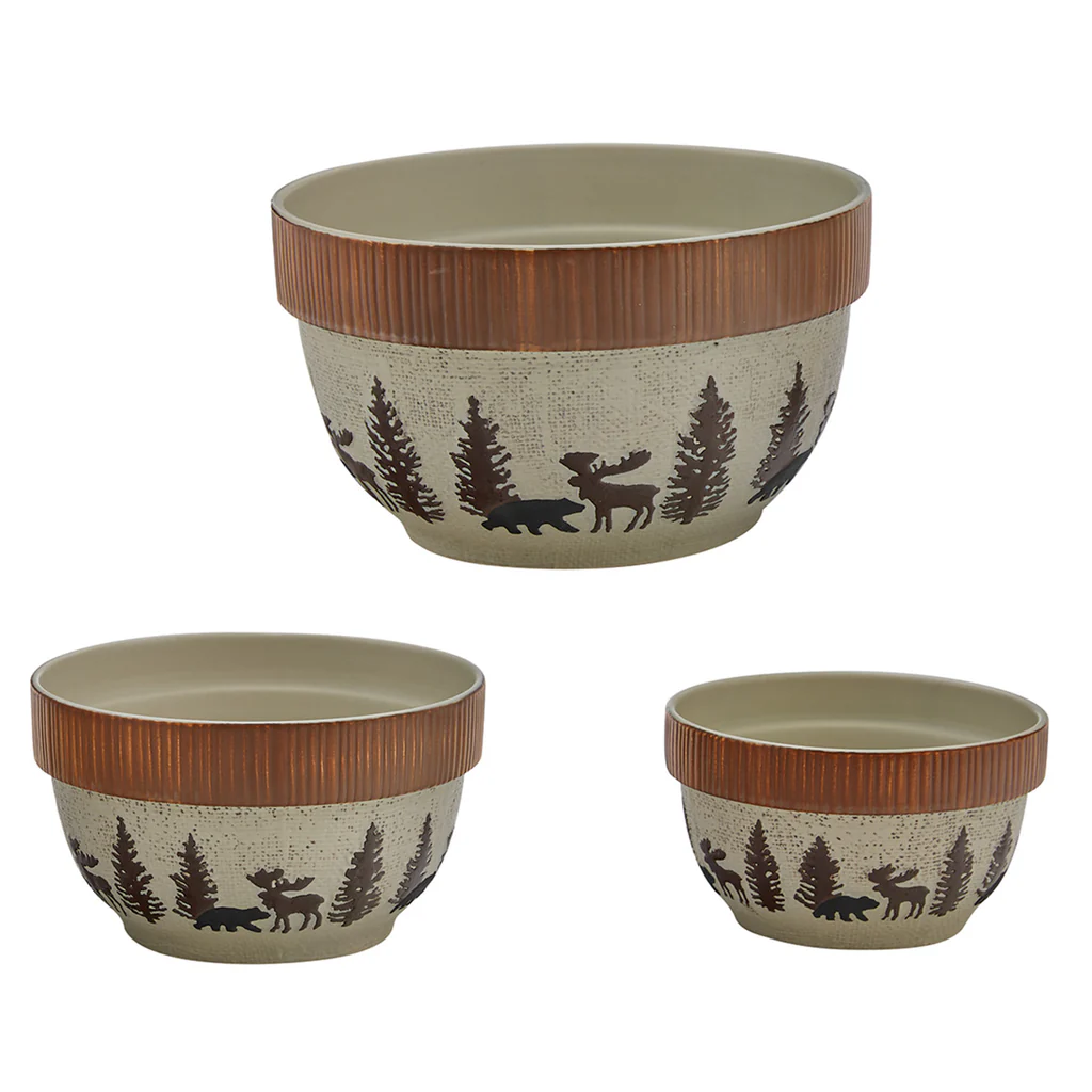 Wilderness Trail Mixing Bowls Set of 3