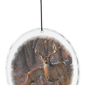 Woodland Water Hole - White Tail Deer - Suncatcher