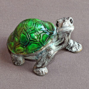 Bronze Daden Jr. Turtle Sculpture by Barry Stein Sculptures (5 Color Options Available)