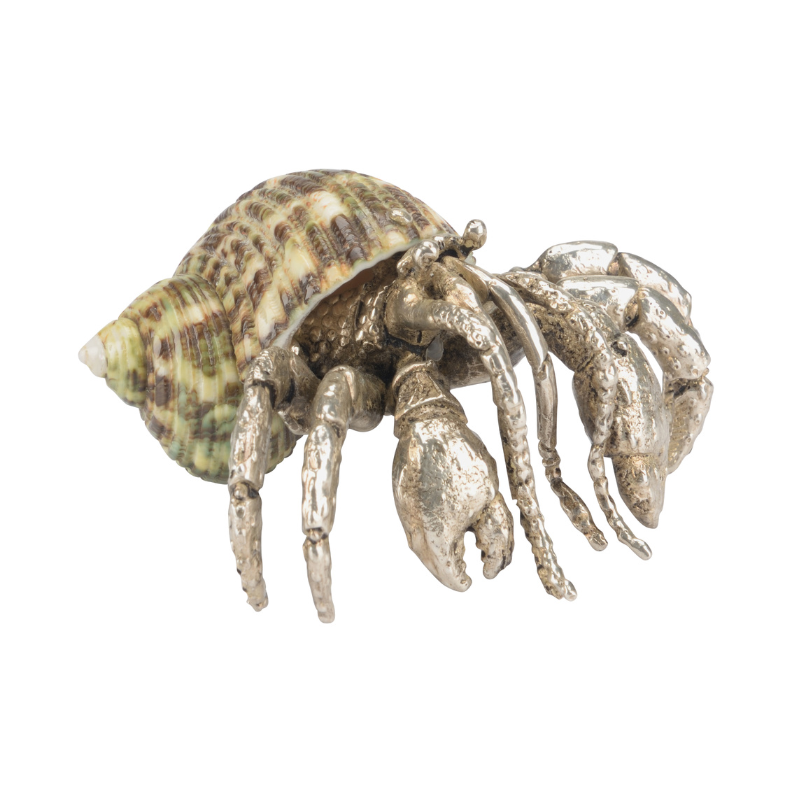 Hermit Crab Paperweight Figurine