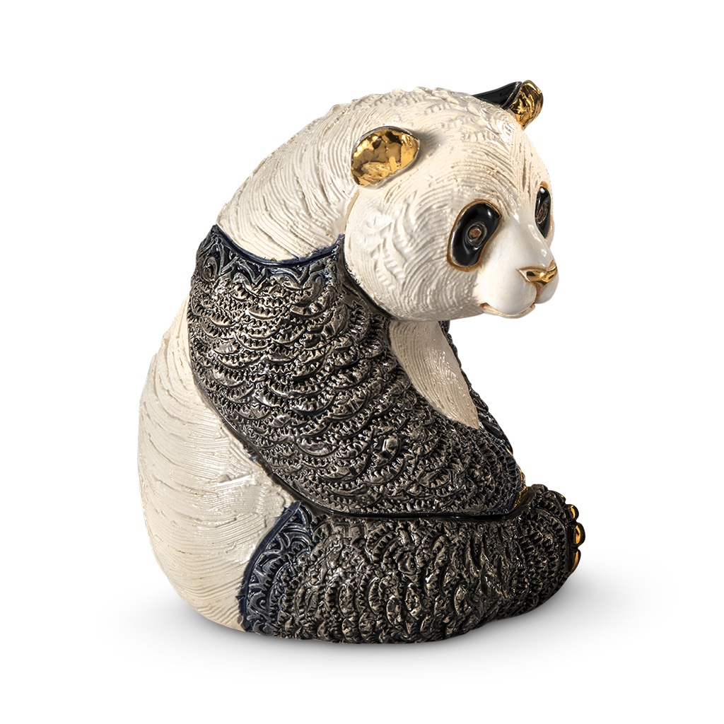 Panda Sitting Figurine by De Rosa