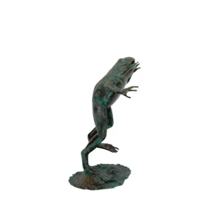 Jumping Frog Fountain Bronze Statue