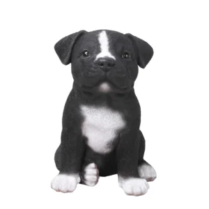 Staffordshire Pitbull Puppy Statue Figurine