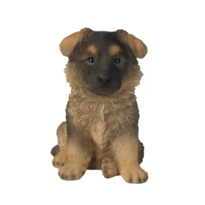 German Shepherd Puppy Statue Figurine