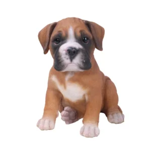 Boxer Puppy Statue Figurine