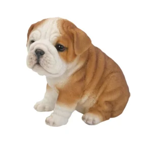 Bulldog Puppy Statue Figurine