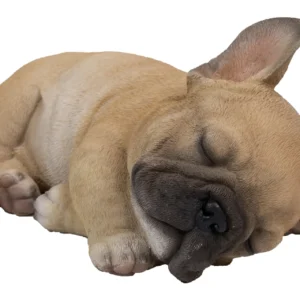Sleeping Pug Puppy Statue Figurine