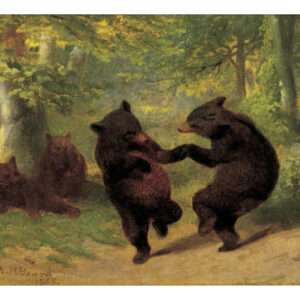 Dancing Bears - 24 x 18 in. Premium Paper Print