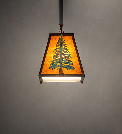 Rutic Pendant with Task Lighting