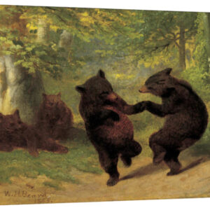 Dancing Bears – 28 x 22 in. Gallery Wrapped Canvas