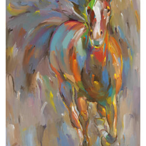 Wild and Free Painted Horse - Blaze – 24 x 32 in. Premium Paper Print