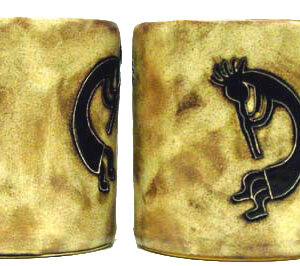 Mara Stoneware 16 Oz. Kokopelli Traditional Mugs (Set of 2)