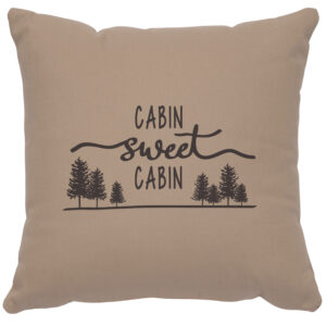 Sweet Cabin Image Pillow 16x16
