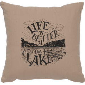 Life is Better at the Lake Image Pillow 16x16