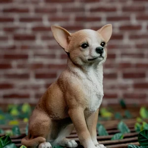 Sitting Chihuahua Statue Figurine