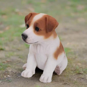 Jack Russell Terrier Puppy Statue Figurine