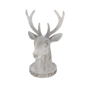 Alpine Elegance Deer Head Sculpture