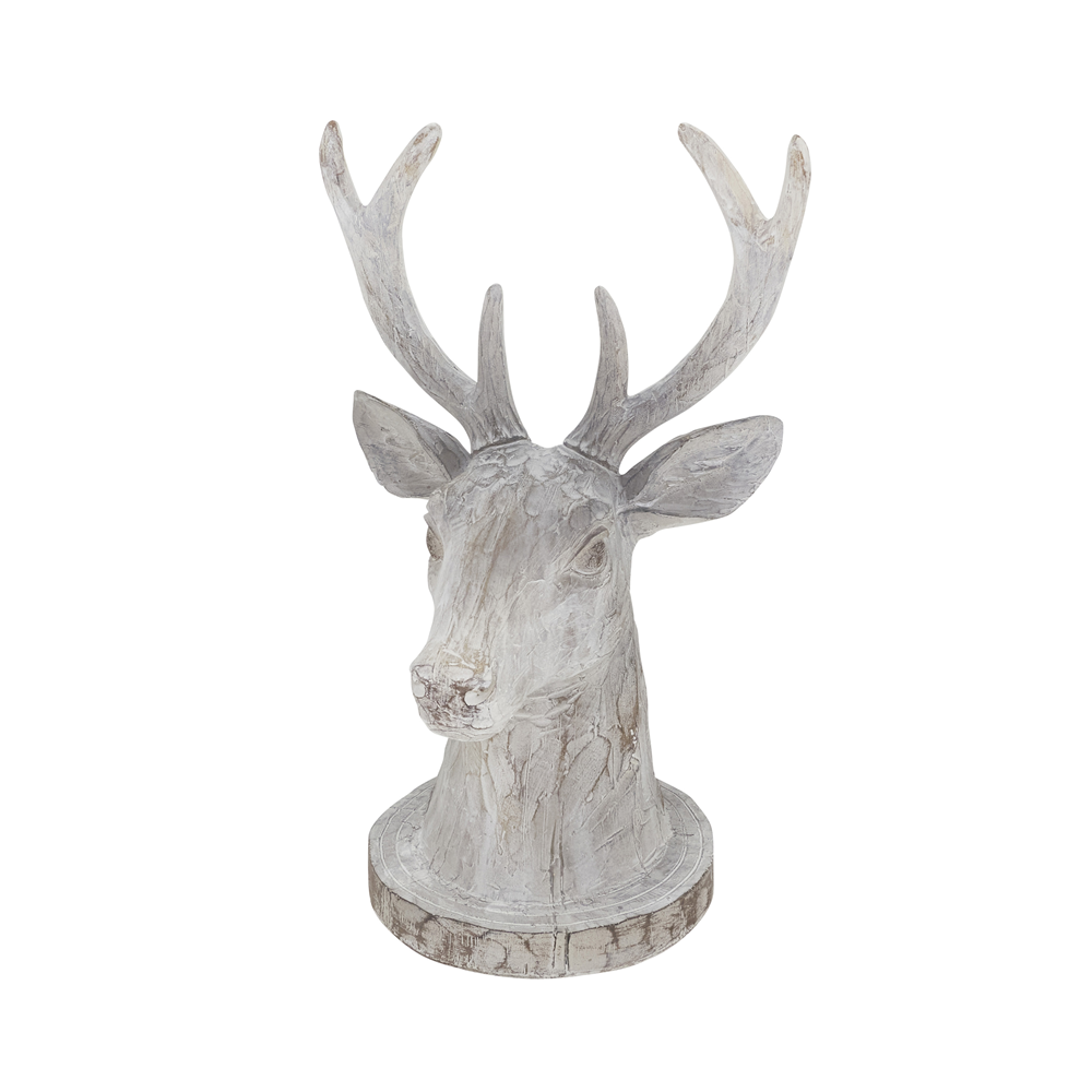 Deer_Head_Statue Alpine Elegance Deer Head Sculpture