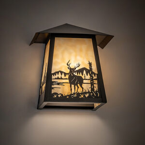 Stillwater Deer Creek Right Wall Sconce - 9" Wide