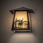 Stillwater Deer Creek Left Wall Sconce - 9" Wide