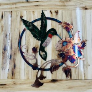 Hummingbird Metal Wall Art