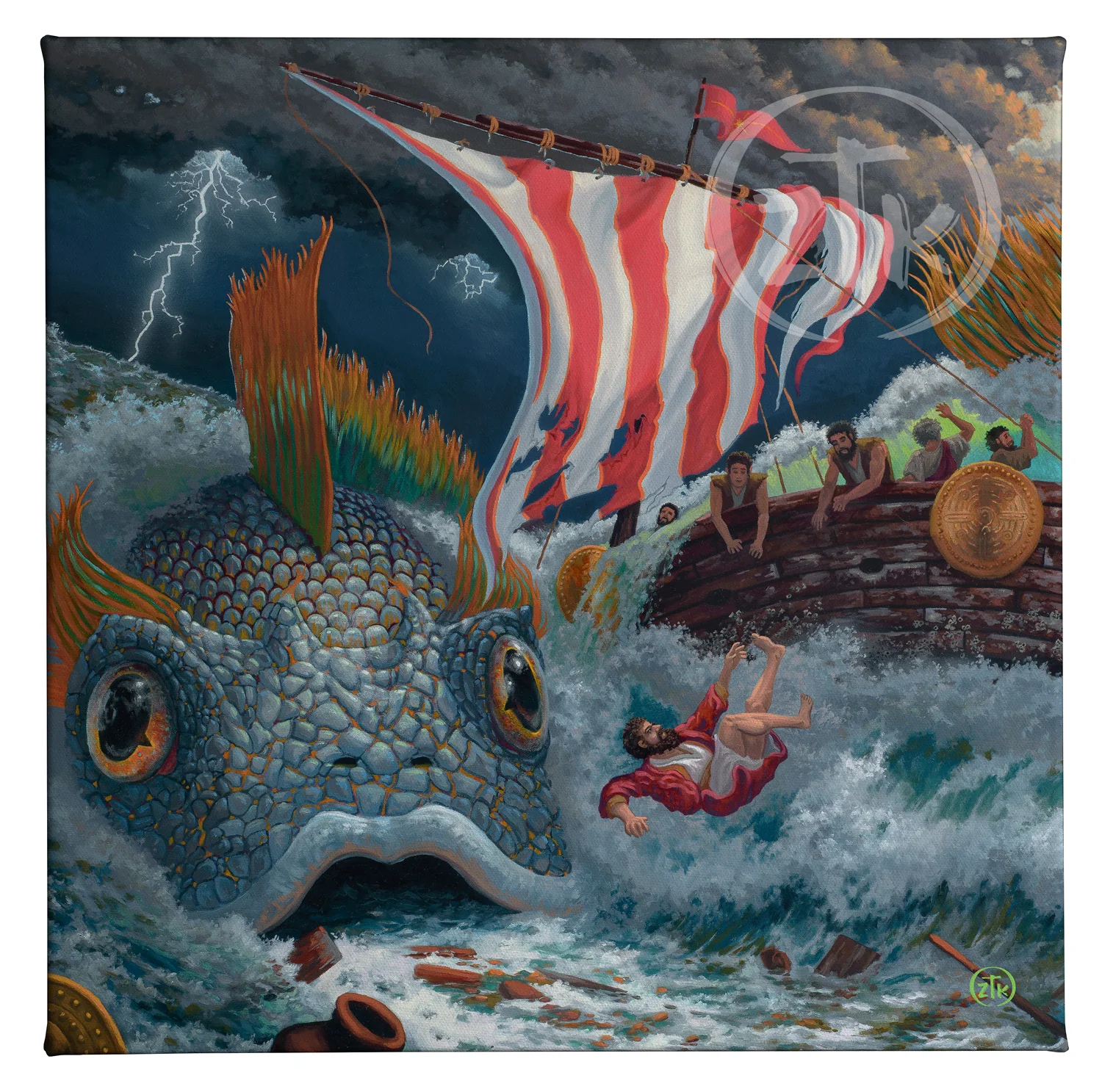 Jonah_Gallery_Wrap Jonah Gallery Wrapped Canvas 14" x 14"