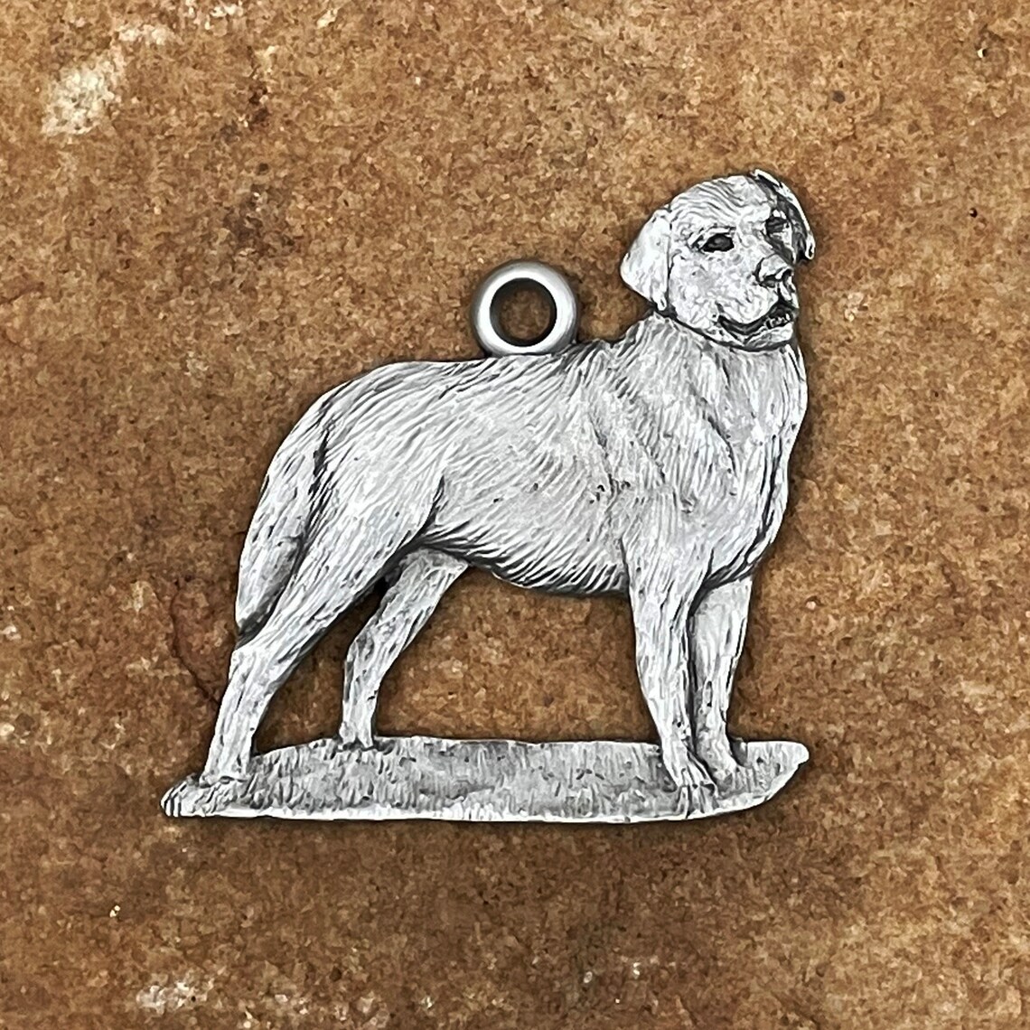 Labrador Retriever Pewter Ornament Labrador Retriever Pewter Ornament by Andy Schumann
