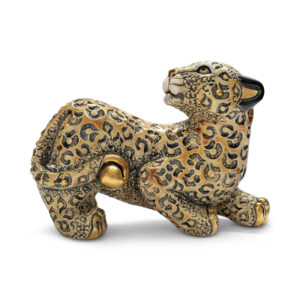 Leopard Figurine by De Rosa