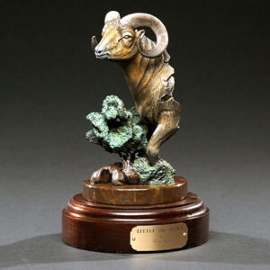 Little Big Horn Ram Bronze Sculpture