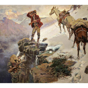 Meat's Not Meat 'Til It's in the Pan by Charles M. Russell – 24 x 16 in. Premium Paper Print