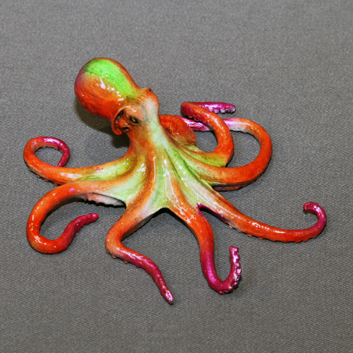 Ophelia_Octopus Ophelia Bronze Octopus Sculpture by Barry Stein Sculptures