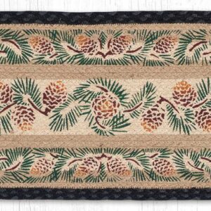 Pinecone Oval Patch Printed Runner