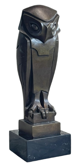 Timeless Bronze Owl