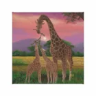 Savannah Family - Giraffes - 14" x 14" Gallery Wrapped Canvas