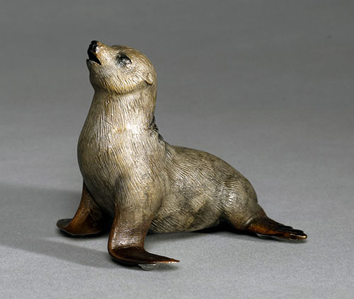 Sealena_Seal Sealena the Seal Bronze Sculpture