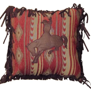 Southwestern Bronc Horse Pillow