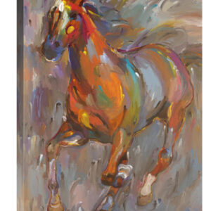 Wild and Free Painted Horse – Stellar Steed – 24 x 32 in. Gallery Wrapped Canvas